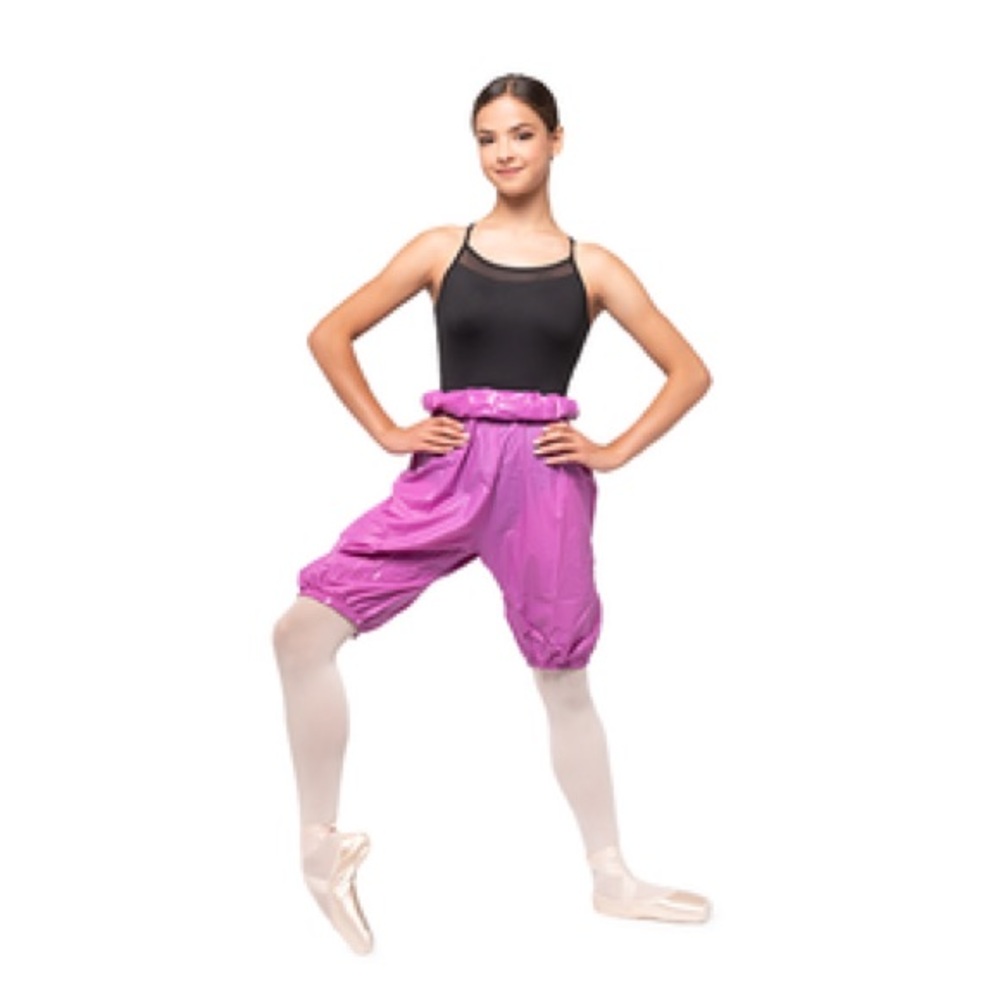 Russian Pointe Trash Bag Pants Purple S/M
